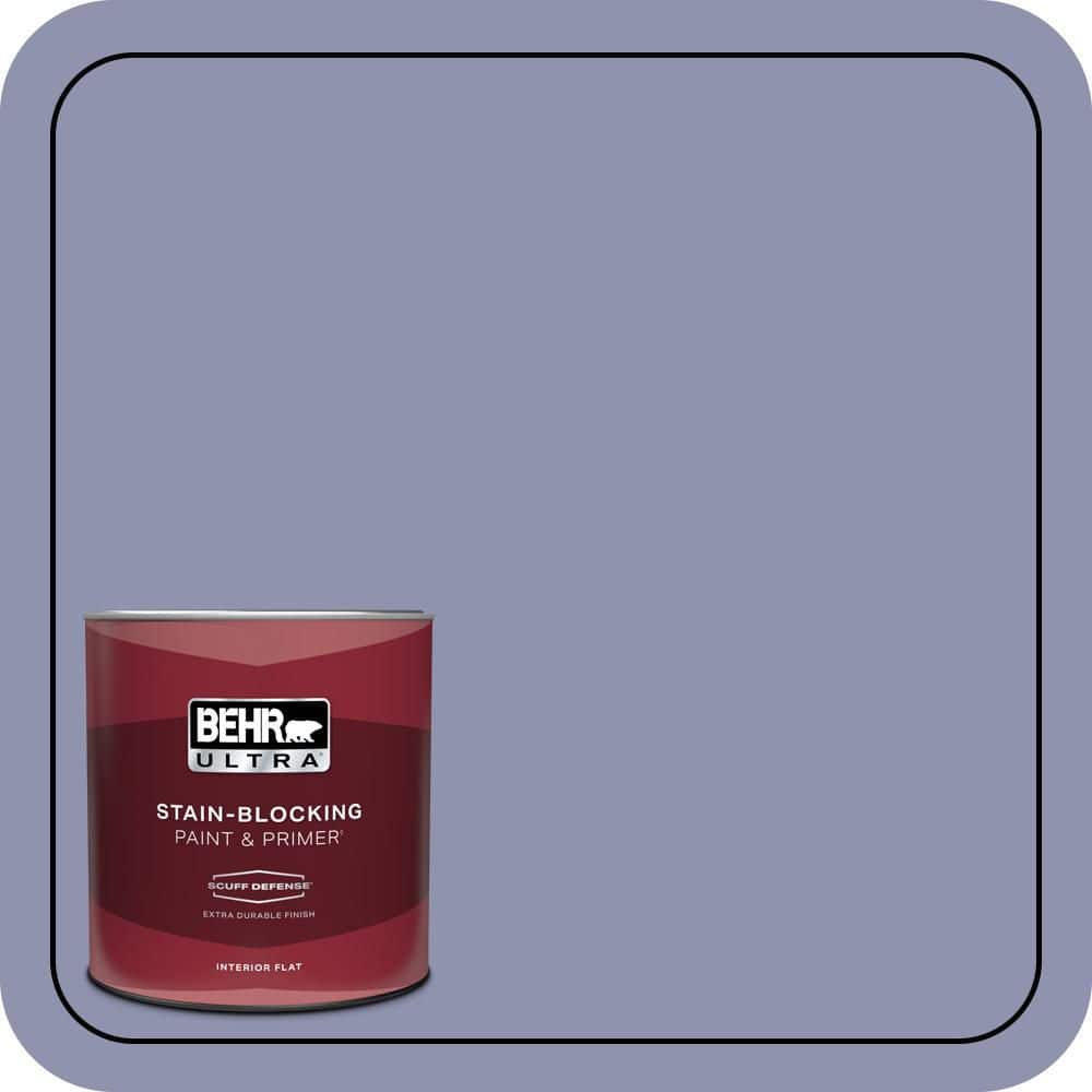 BEHR ULTRA 1 qt. #S560-4 Monarchy Extra Durable Flat Interior Paint & Primer
