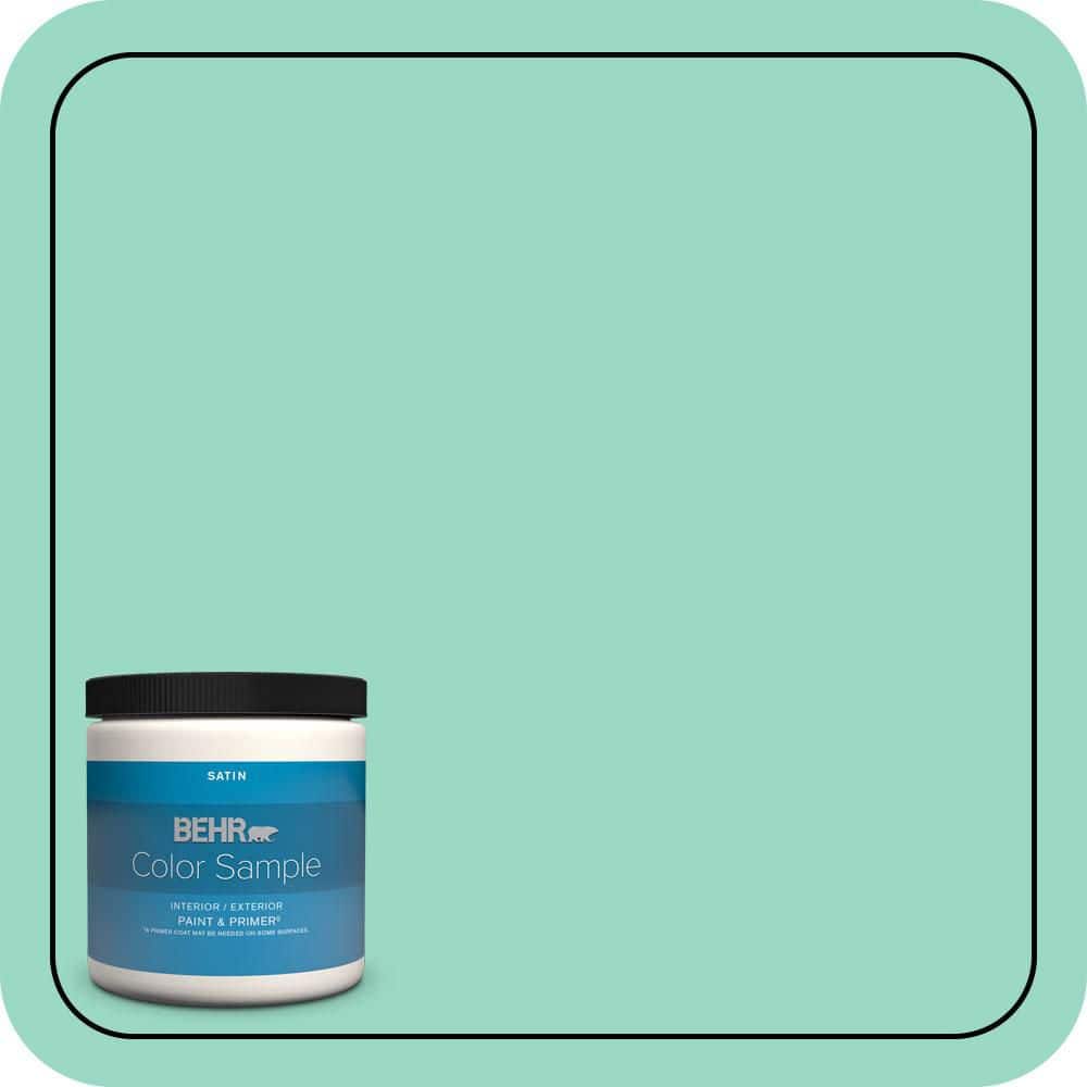 BEHR PREMIUM PLUS Home Decorators Collection #HDC-SP16-07 Isabellas Aqua Exterior Stain-Blocking Paint & Primer (1)