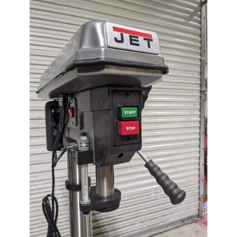 Jet 3/4 HP 15 in. Floor Standing Drill Press with Worklight, 16-Speed, 115-Volt, J-2500 (3)
