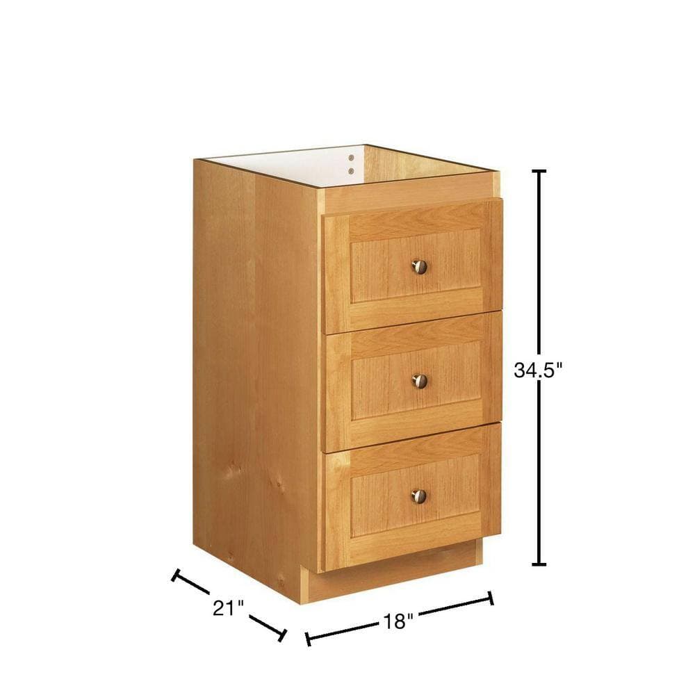 Simplicity by Strasser Shaker W 21 in. D 34.5 in. H Simplicity Vanity Bridges and Side Cabinets without Tops (3)