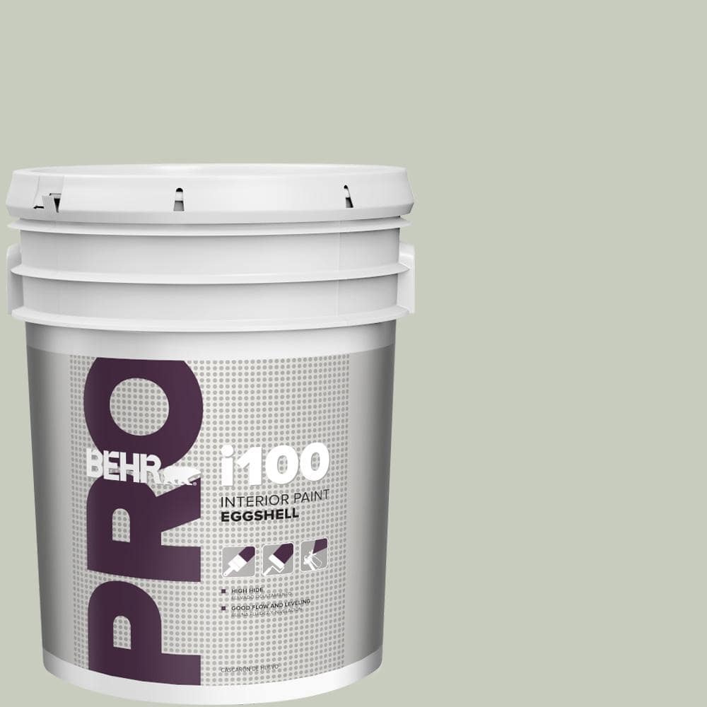 BEHR PRO 5 gal. #PPL-80 Dynasty Celadon Eggshell Interior Paint