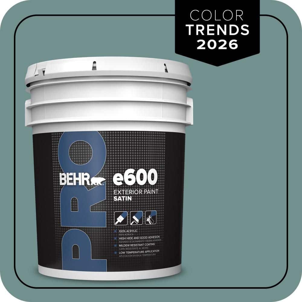 BEHR PRO 5 gal. #PPU12-03 Dragonfly Satin Exterior Paint
