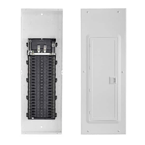 Leviton 200 Amp 42-Space, 42-Circuit Indoor Load Center with Main Lugs, Door Included LP422-LDR