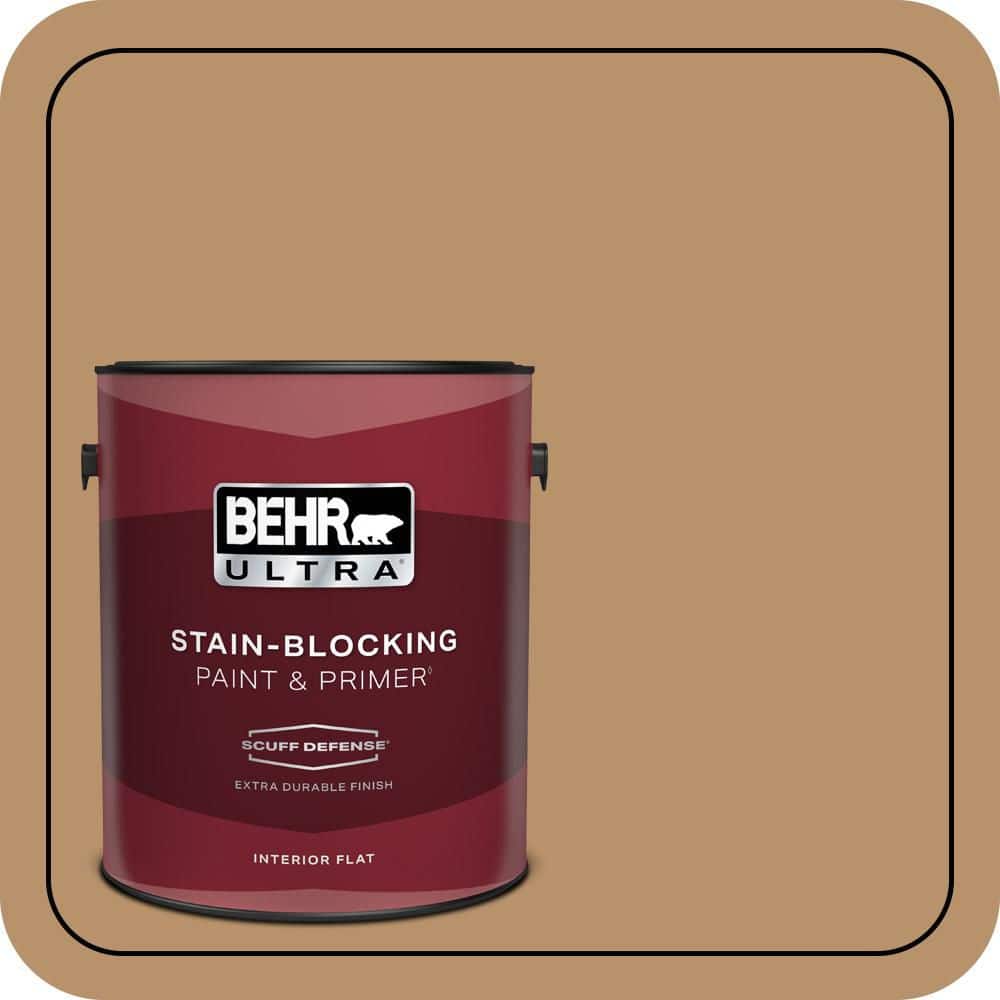 BEHR ULTRA 1 gal. #S280-5 Windswept Leaves Extra Durable Flat Interior Paint & Primer