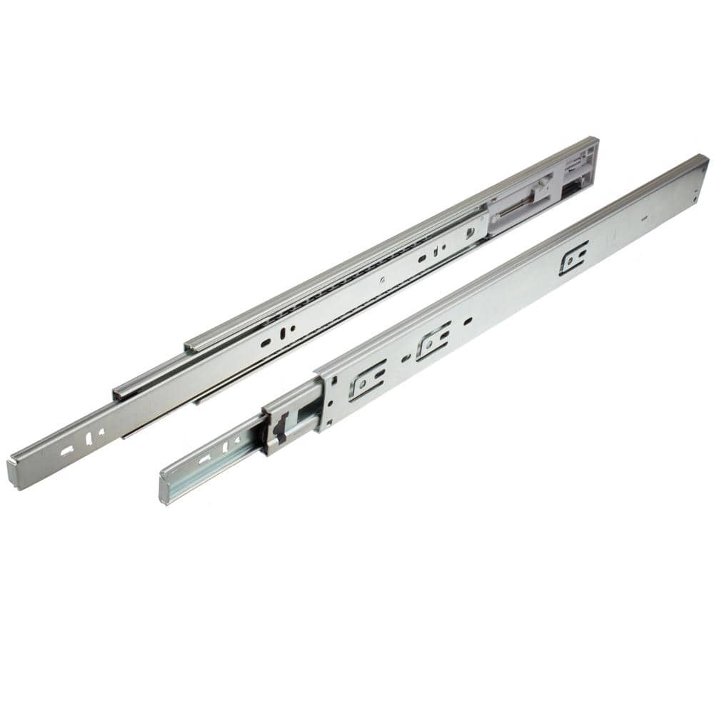 GlideRite 75 Series 22 in. Steel Side-Mount Soft-Close Drawer Slide 1-Pair (2 Pieces)