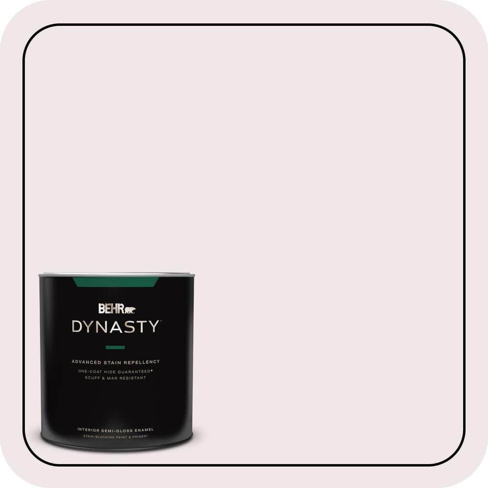 BEHR DYNASTY 1 qt. #W-B-620 Frosty Morning Semi-Gloss Enamel Interior Stain-Blocking Paint & Primer