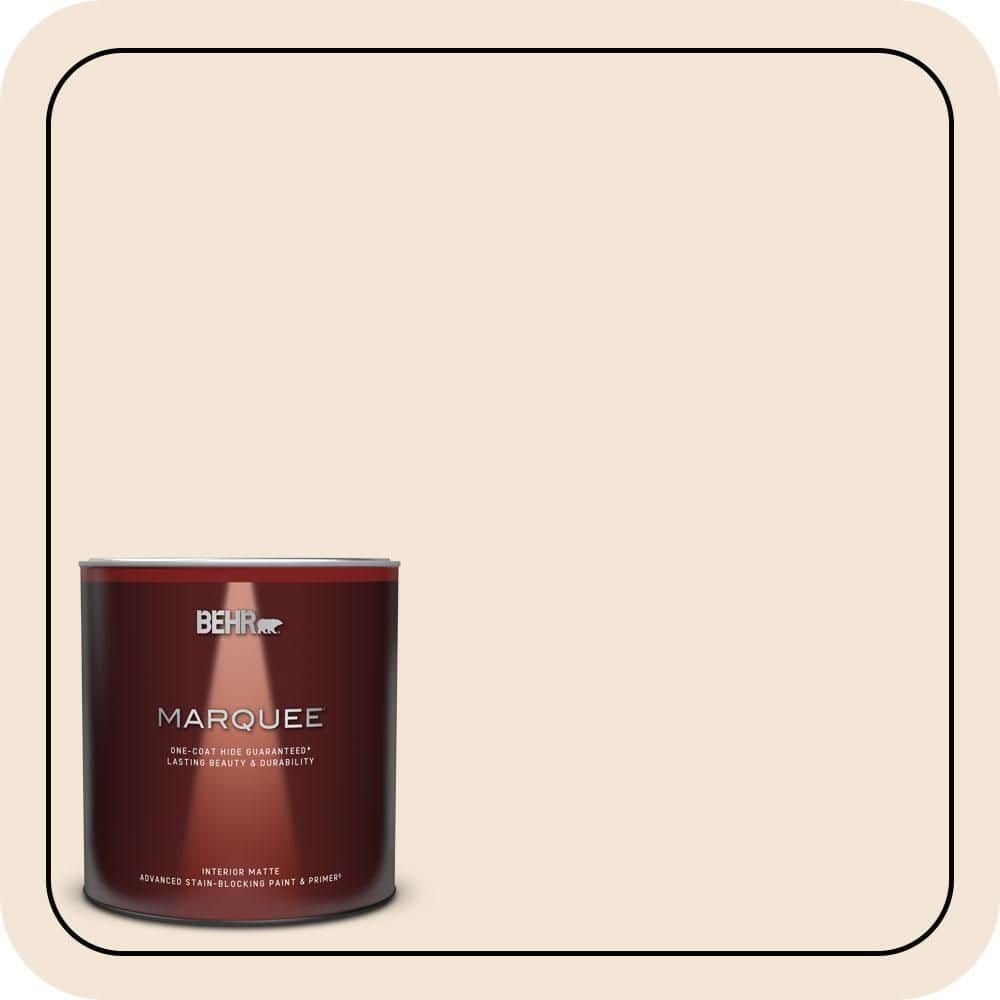 BEHR MARQUEE 1 qt. #PPU5-11 Delicate Lace Matte Interior Paint & Primer