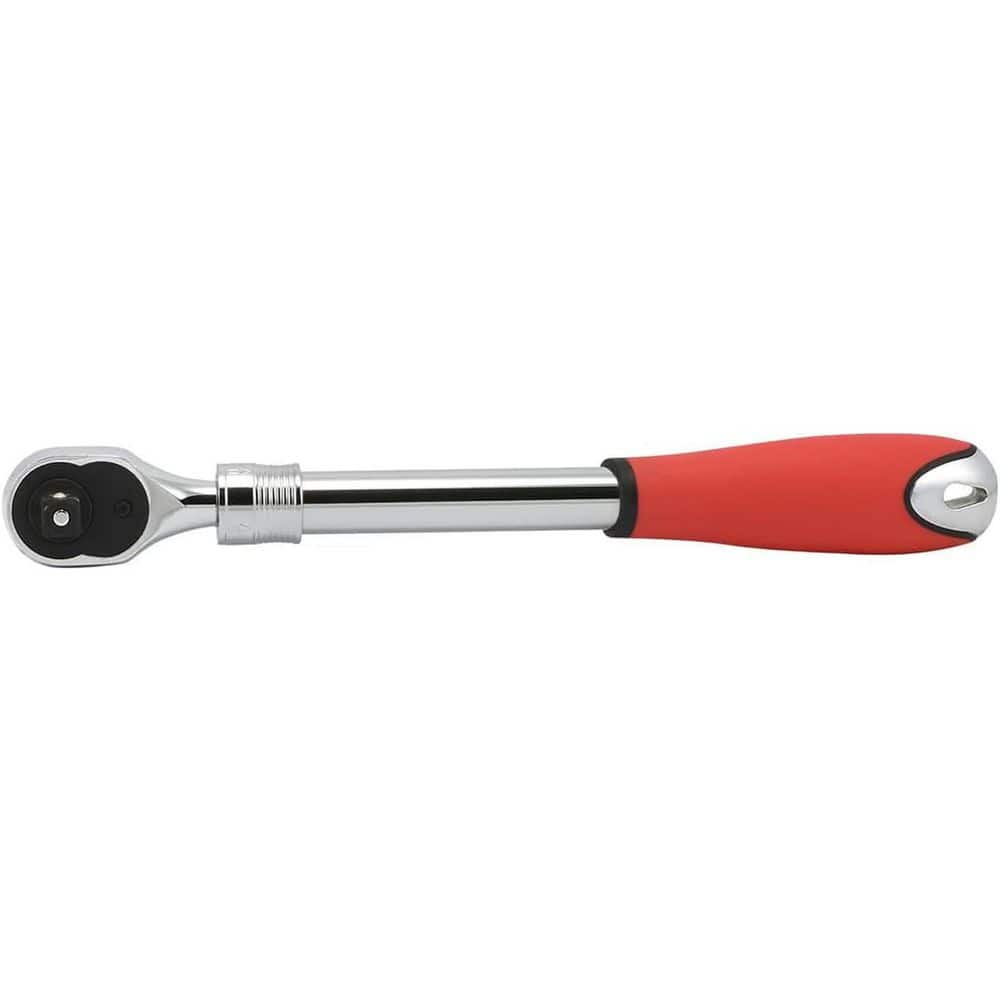 NEIKO 1/2 in. Drive Extendable Ratchet Handle, 72-Tooth Reversible, Extends 12 in. to 17-1/2 in. (2)
