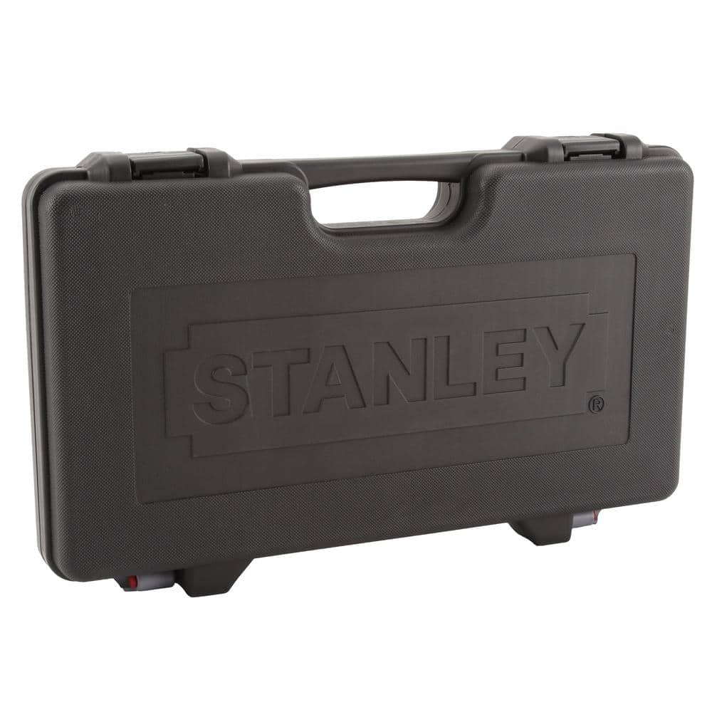 Stanley 1/4 & 3/8 in. Drive Black Chrome SAE 69-Piece Mechanic Tool Set (3)