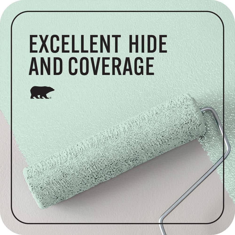 BEHR PREMIUM PLUS #M420-2 Green Aqua Enamel Interior/Exterior Paint & Primer Color Sample (4)