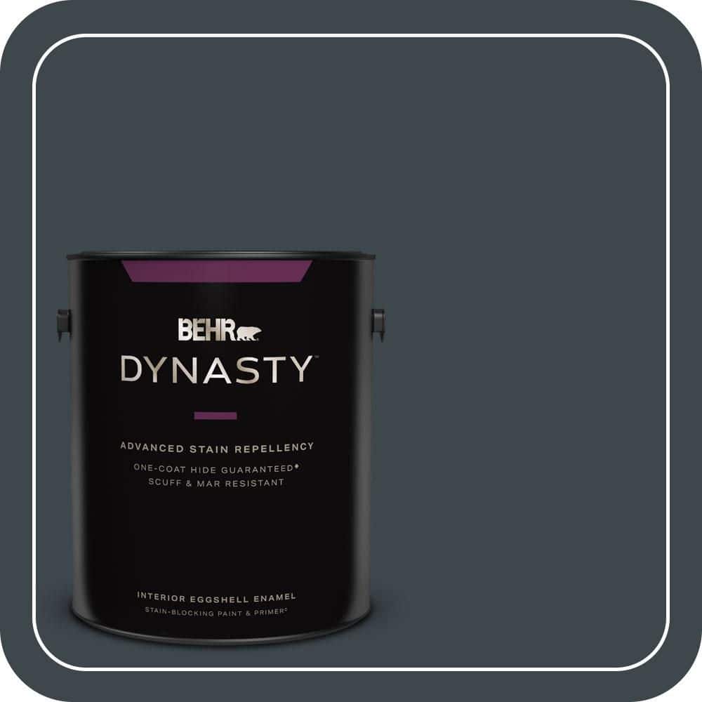 BEHR DYNASTY 1 gal. #PPU25-23 Winter Way Eggshell Enamel Interior Stain-Blocking Paint & Primer
