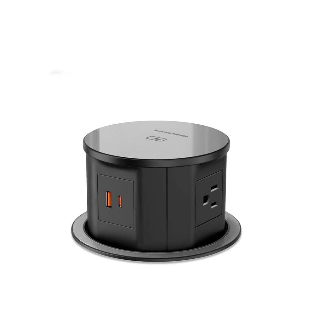 Lukyamzn 15 Amp 120 Volt WiFi Smart Plug Voice Control App Remote Timer Grounding Plug Connector White 1-Pack (1)