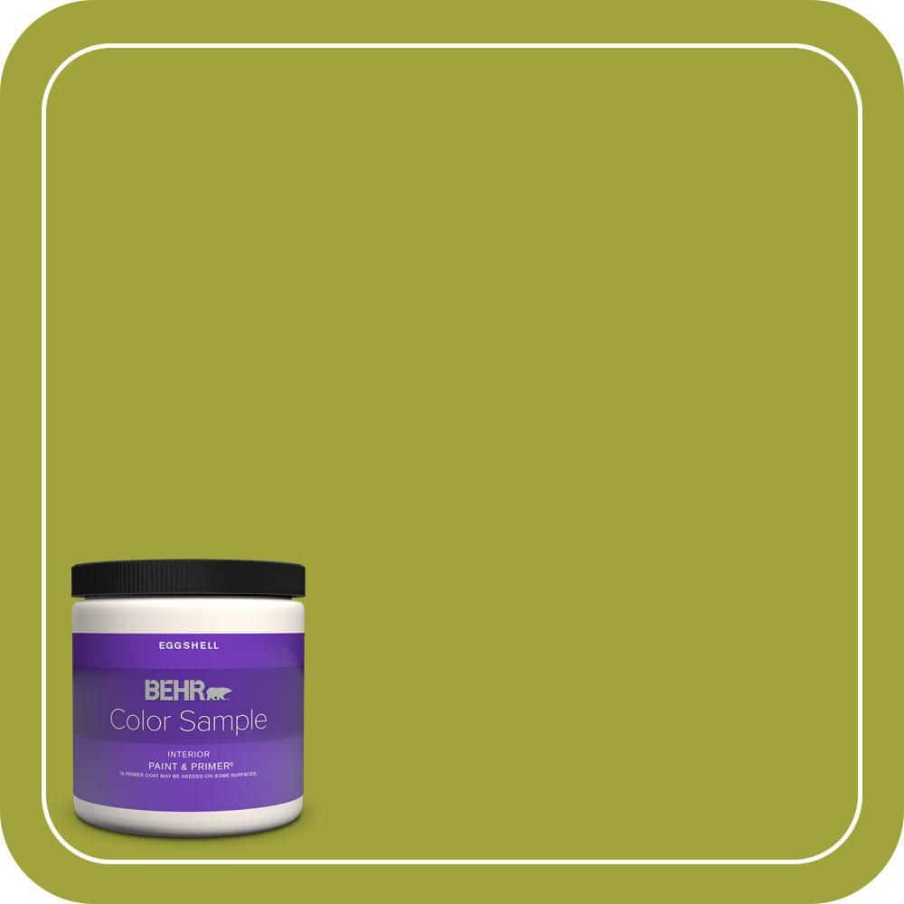 BEHR PREMIUM PLUS #S-H-400 Rolling Hills Enamel & Primer Color Sample (1)