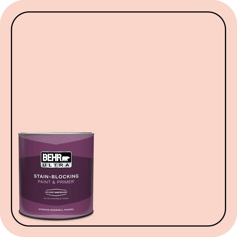 BEHR ULTRA 1 qt. #P180-1 Deco Shell Extra Durable Eggshell Enamel Interior Paint & Primer