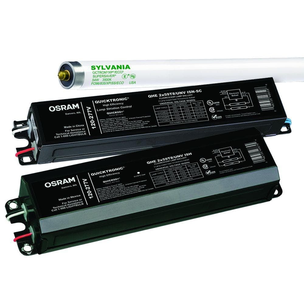 Sylvania QUICKTRONIC T8 32-Watt High Efficiency 8 ft. Ballast for 2 Lamps (2)