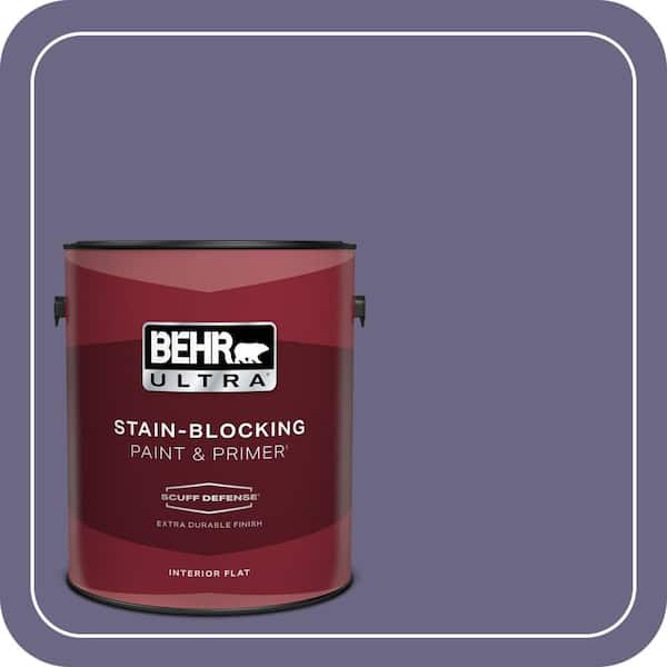 BEHR ULTRA 1 gal. #PPU16-18 Hyacinth Arbor Extra Durable Flat Interior Paint & Primer (2)