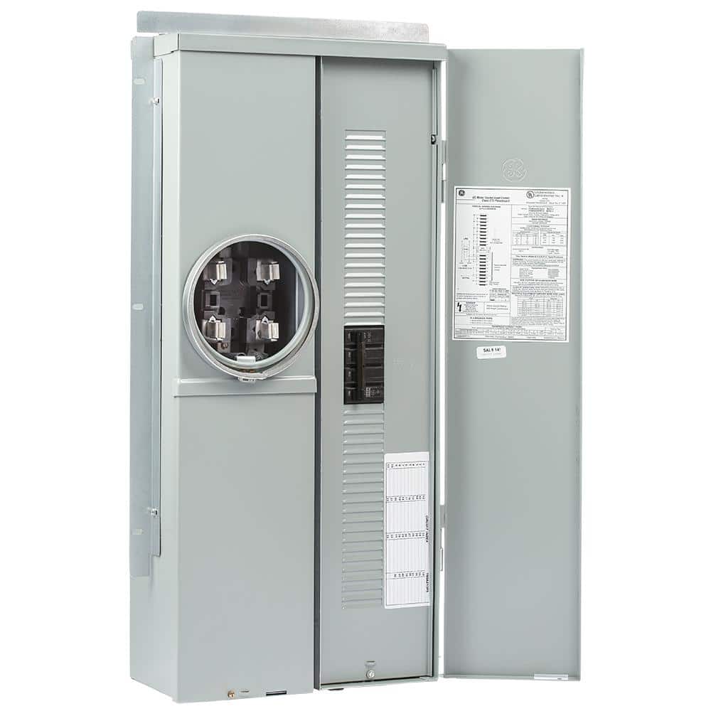 ABB Outdoor 200 Amp 20-Space 40-Circuit Main Brkr Ring Semi Flush Mt Overhead/Undergrnd Mtr Sockt Load Center (TSMQ2020CFCU)