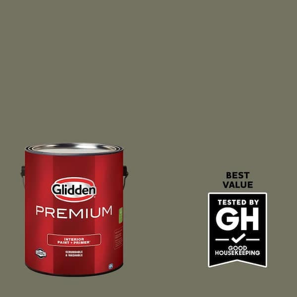 Glidden Premium 1 gal. PPG1029-6 Organic Satin Interior Latex Paint (2)