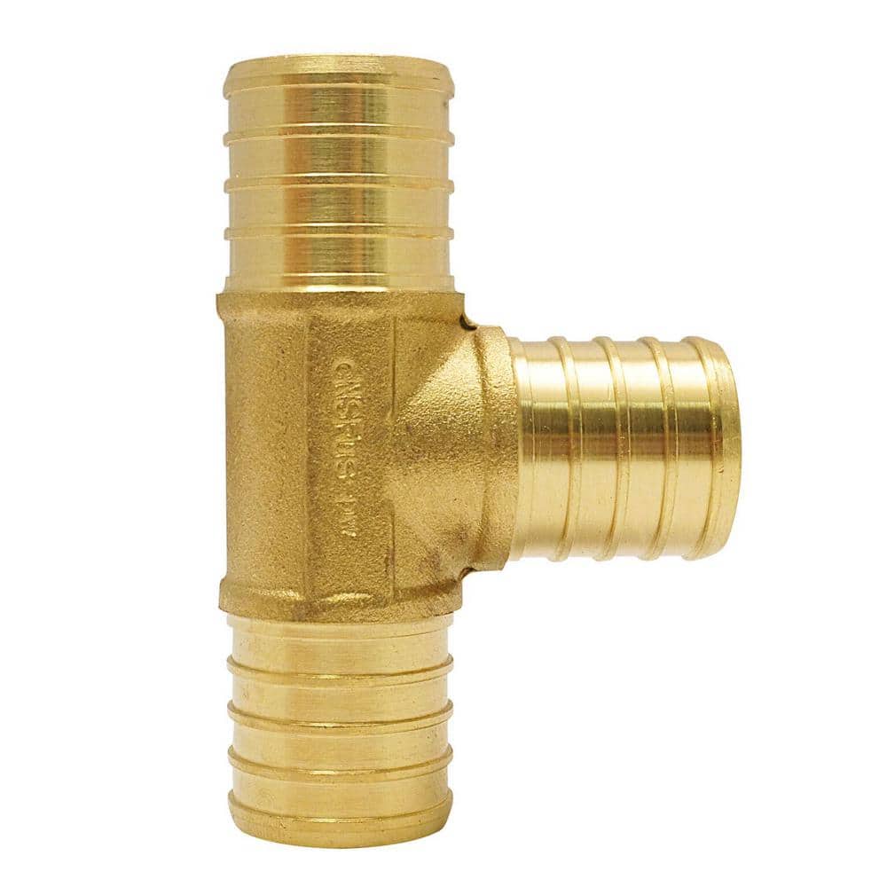 Apollo 1 in. Brass PEX-B Barb Tee (3)