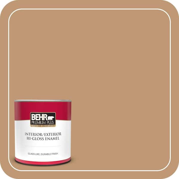 BEHR PREMIUM PLUS #270F-5 Wilmington Tan Enamel Low Odor & Primer (4)