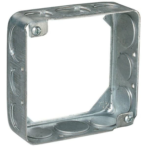 Steel City 4 in. 21 cu. in. Square Box Extension Ring (531511234-20R) (2)