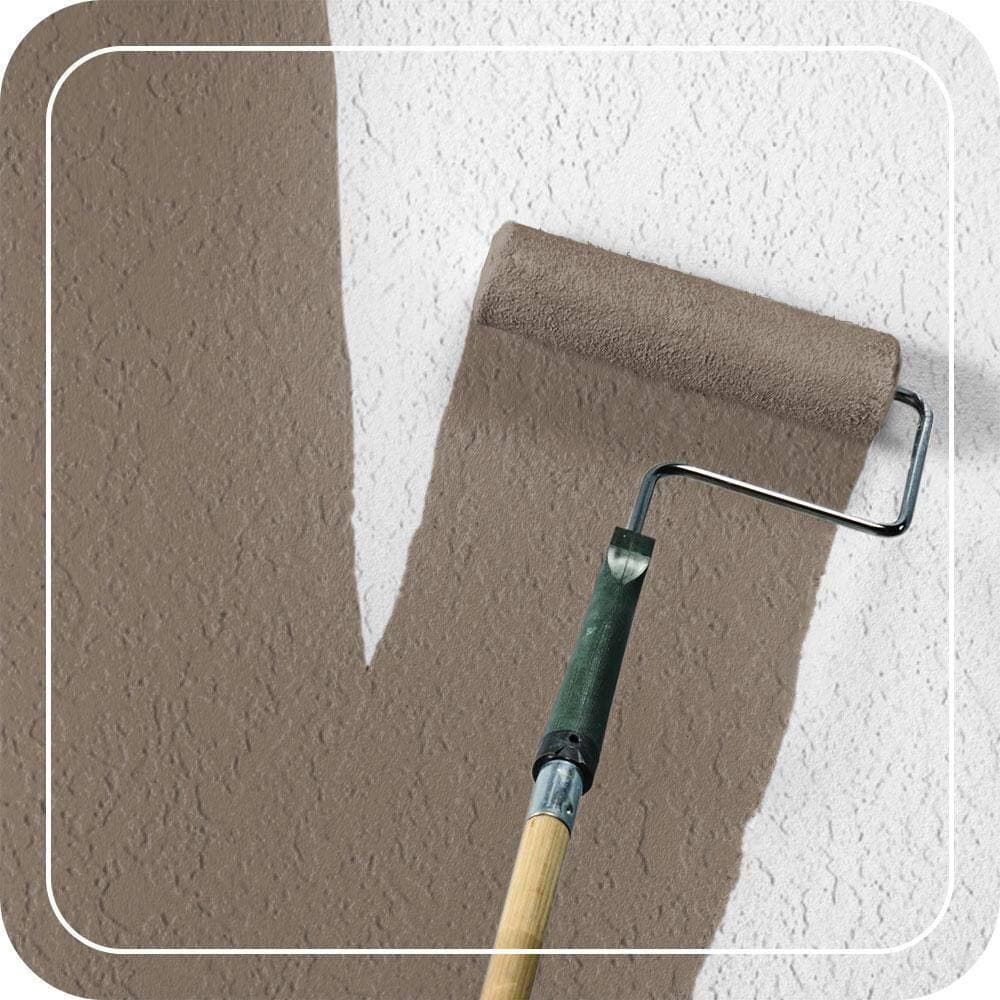 BEHR PREMIUM 5 gal. #N210-5 Caffeine Elastomeric Masonry, Stucco and Brick Exterior Paint (3)