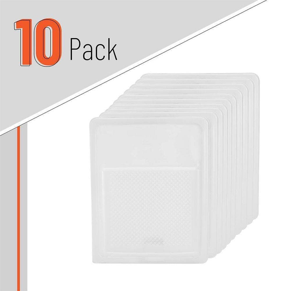 Dracelo 4 in. Plastic Disposable Paint Tray Liners for Paint Rollers (12-Pack) (2)