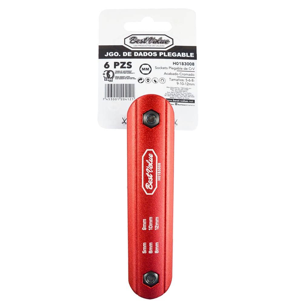 Best Value Folding Nut Driver Set MM (6-Piece) (2)