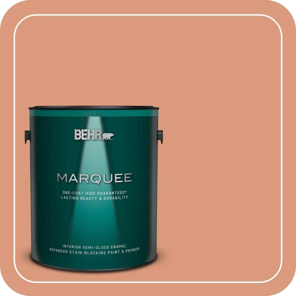BEHR MARQUEE 1 gal. #MQ1-27 Dazzle and Delight One-Coat Hide Semi-Gloss Enamel Interior Paint & Primer