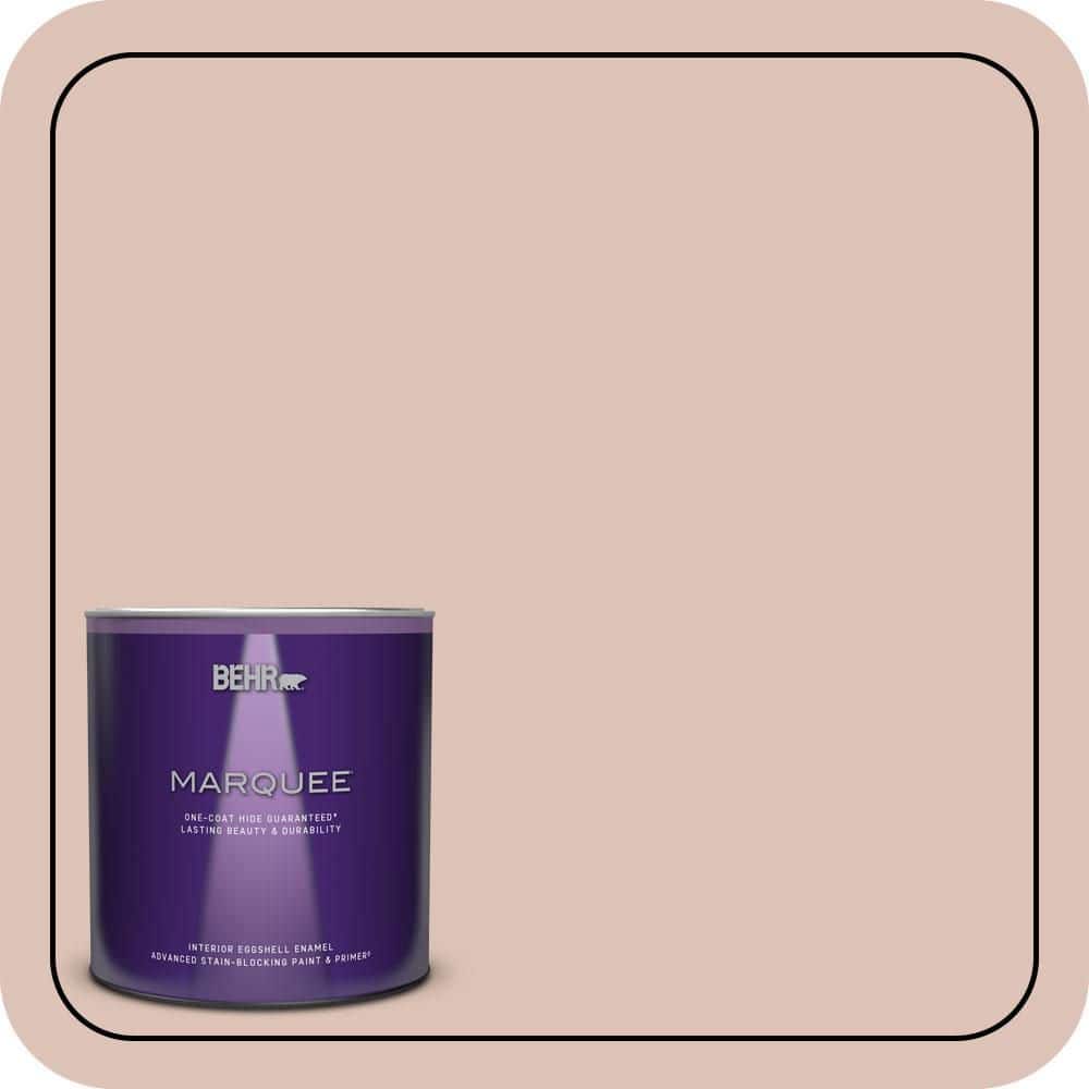 BEHR MARQUEE 1 qt. #PPU2-07 Coral Stone Eggshell Enamel Interior Paint & Primer (1)