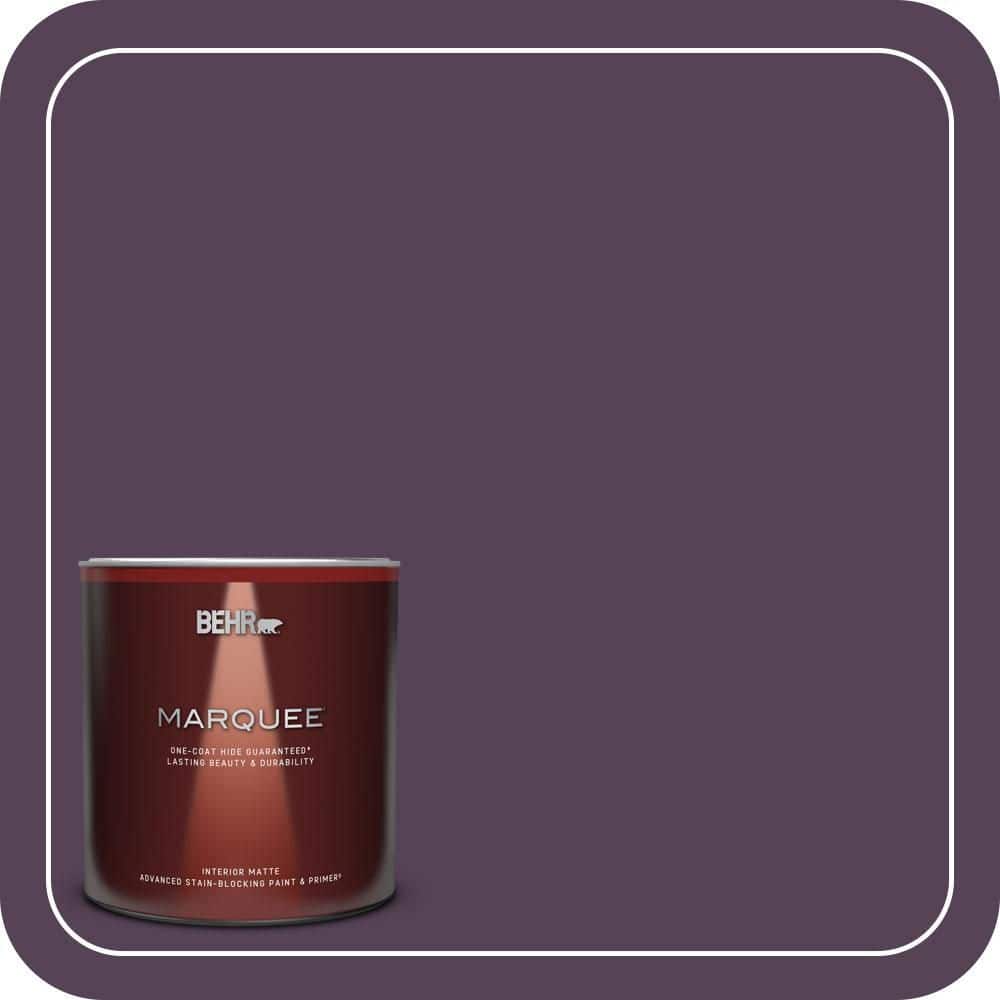 BEHR MARQUEE 1 qt. #S-H-690 Interlude Matte Interior Paint & Primer