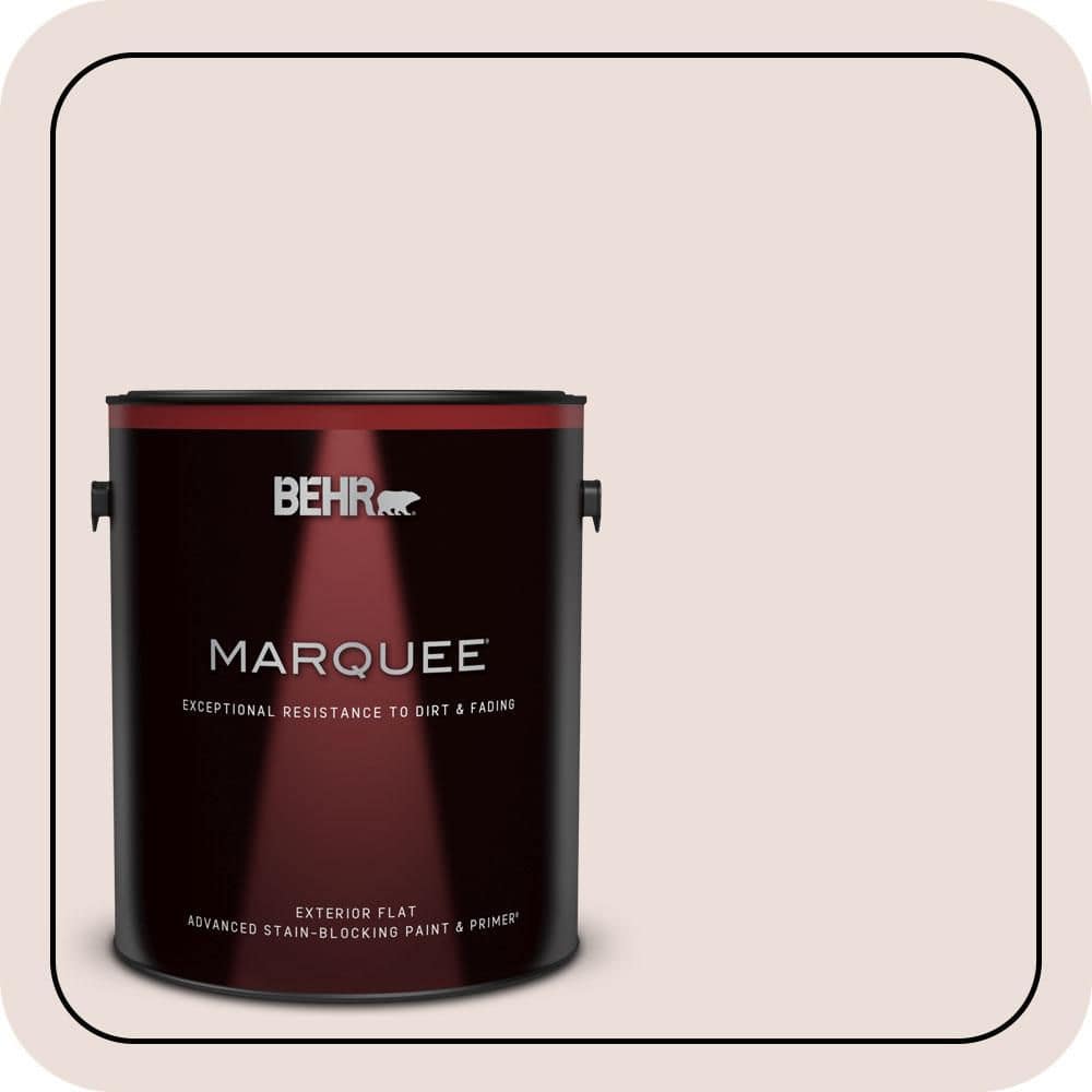 BEHR MARQUEE 1 gal. #N160-1 Cameo Stone Flat Exterior Paint & Primer (1)