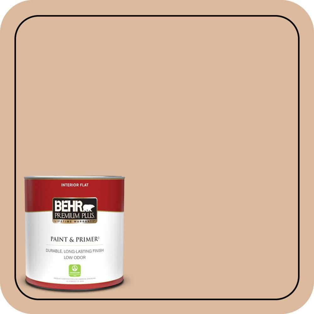 BEHR PREMIUM PLUS #PPU3-09 Pumpkin Cream Enamel Low Odor & Primer (1)