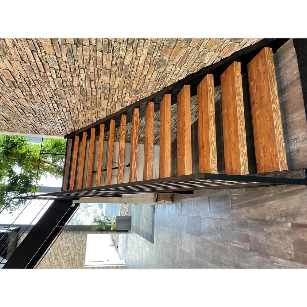 TRITAN BP Ledge Stone 48 in. x 24.25 in. Polyurethane Interlocking Siding Panel in Frosted Blush (3)