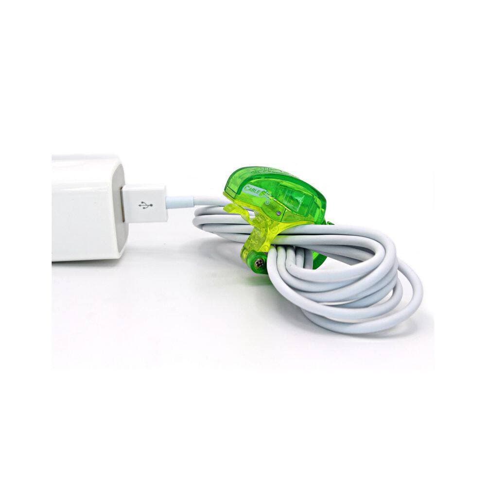 QA Worldwide Mini 1 in. UV Resistant Plastic Green Cable Clic (15-Pack) (3)