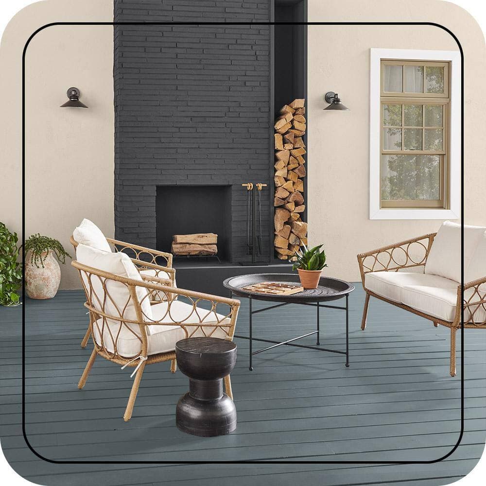 BEHR DECKplus #740F-4 Color Waterproofing Exterior Wood Stain (4)