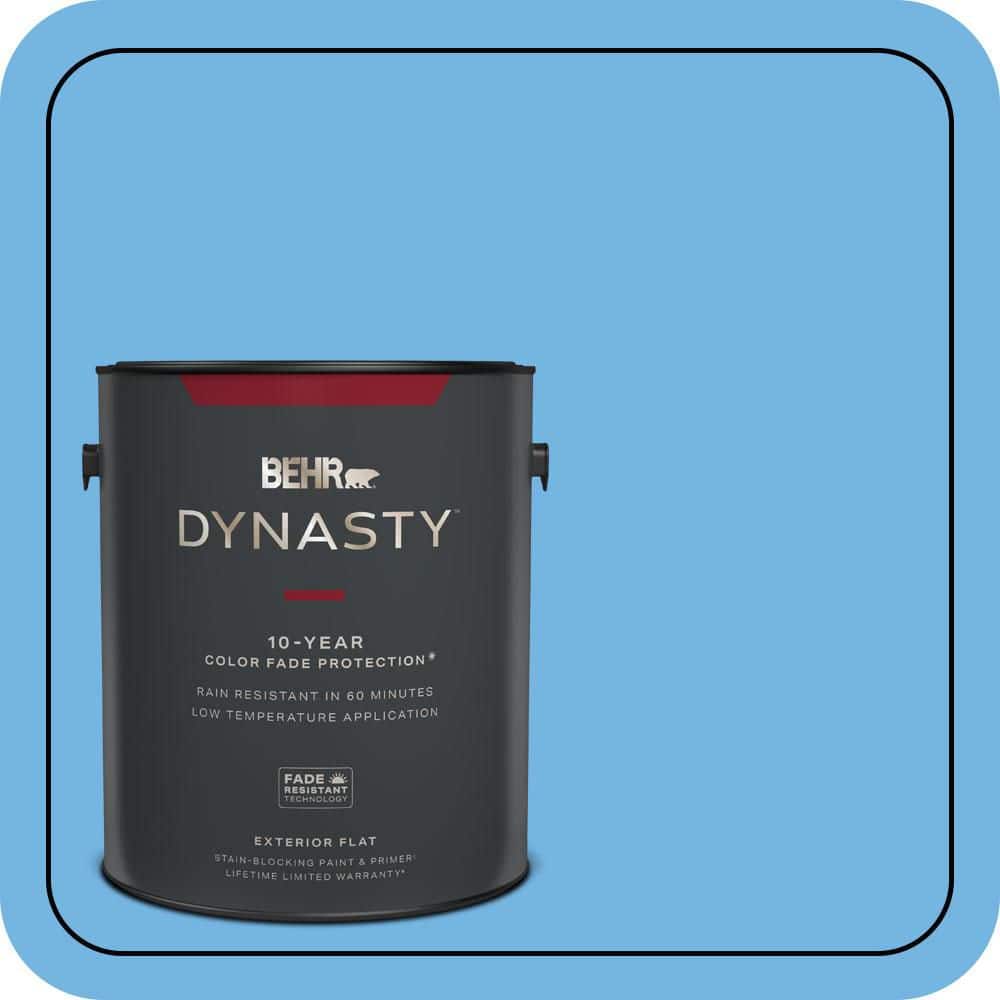 BEHR DYNASTY 1 gal. #P510-4 Electra Flat Exterior Stain-Blocking Paint & Primer