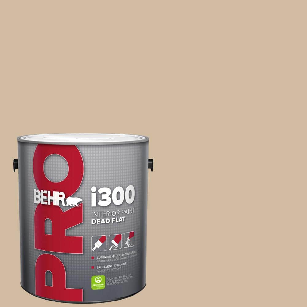 BEHR PRO 1 gal. #N270-3 Coco Dead Flat Interior Paint
