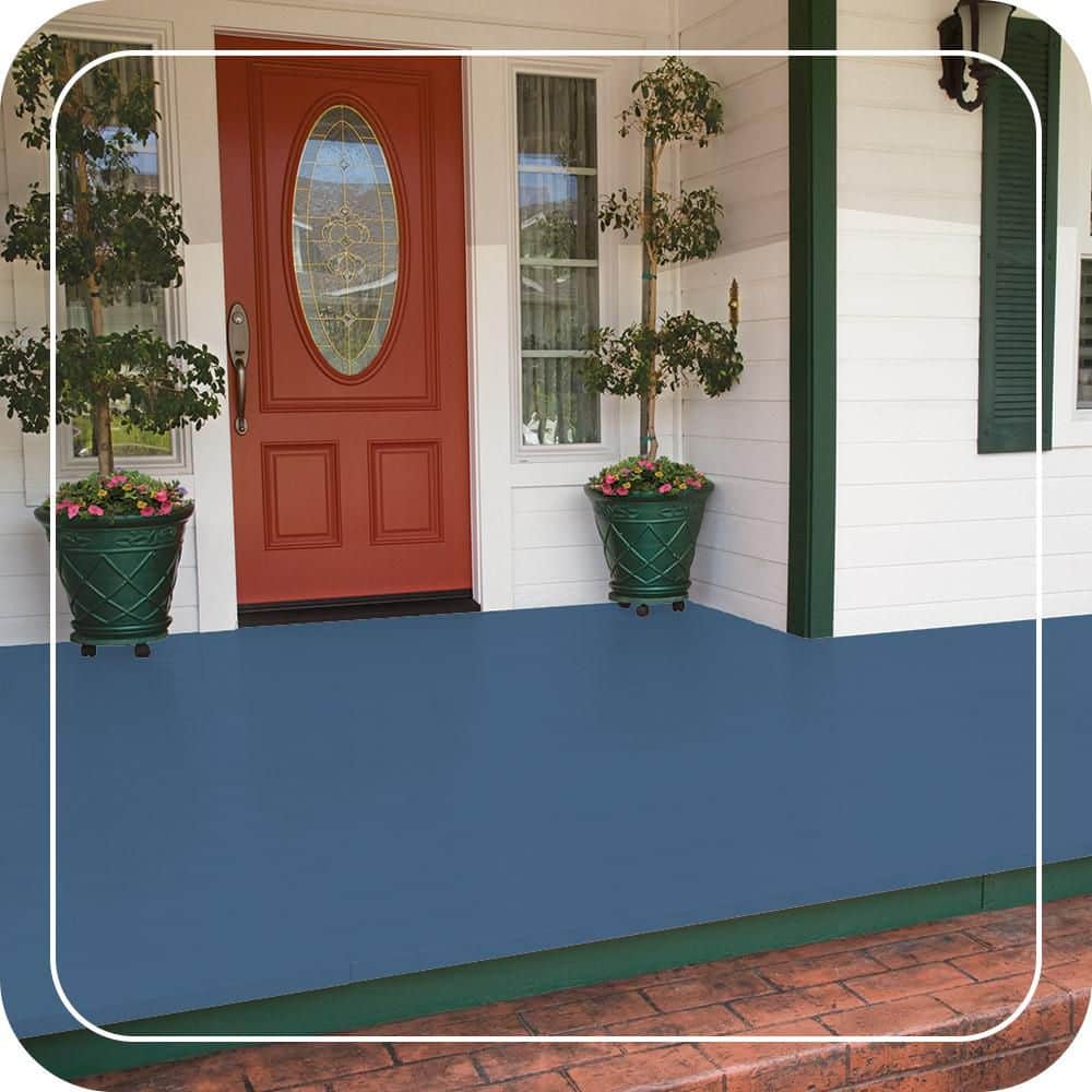 BEHR PREMIUM #580D-6 Low-Lustre Enamel Interior/Exterior Porch and Patio Floor Paint (2)