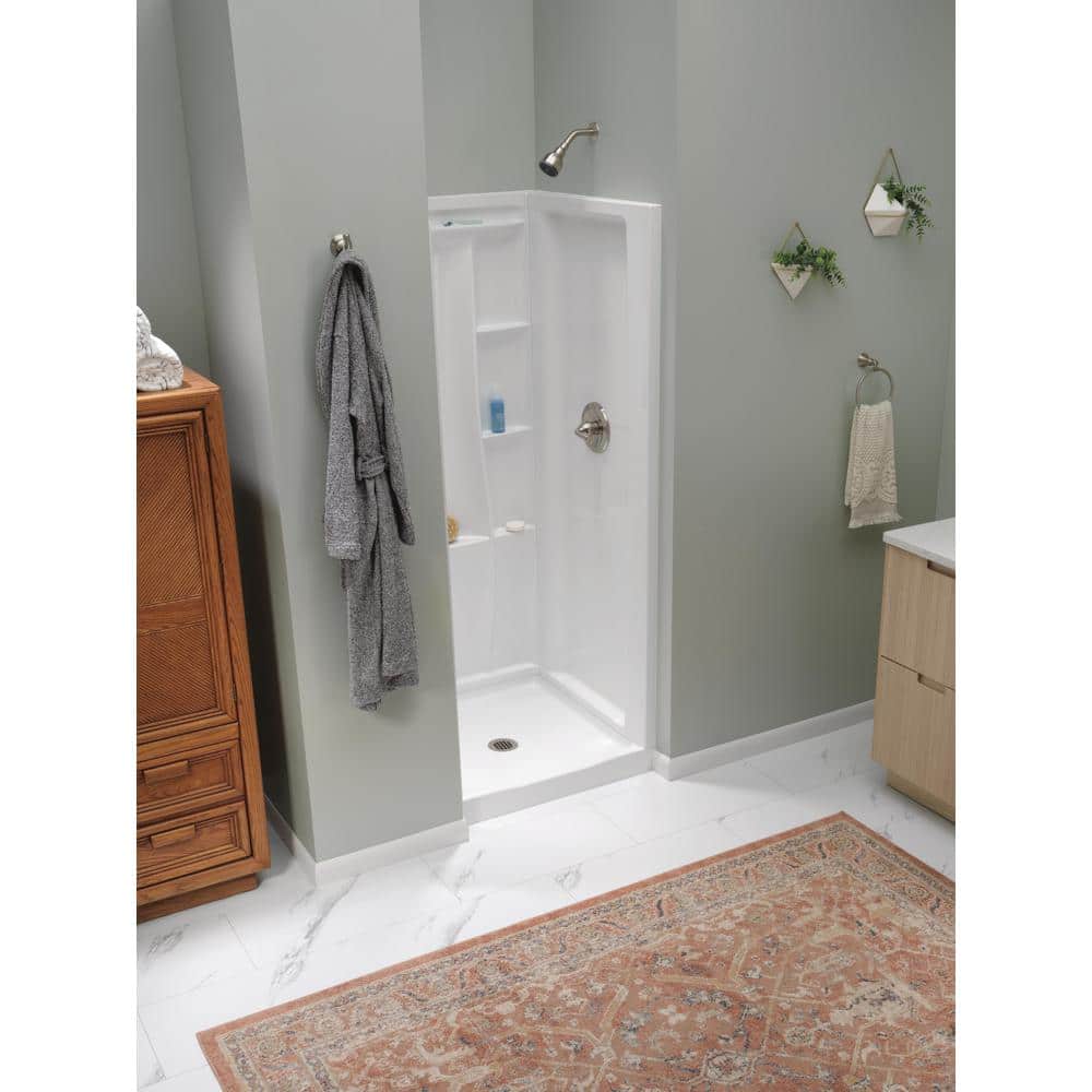 Delta Foundations Single-Handle 1-Spray Tub and Shower Faucet in Brushed Nickel (Valve Included) (4)