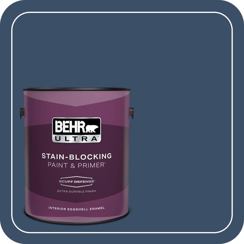 BEHR ULTRA 1 gal. #M510-7 Inked Extra Durable Eggshell Enamel Interior Paint & Primer