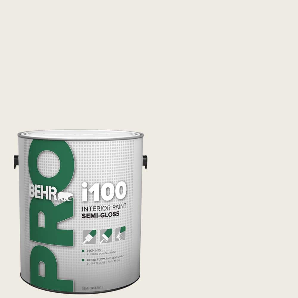 BEHR PRO 1 gal. #GR-W08 Arcade White Semi-Gloss Interior Paint