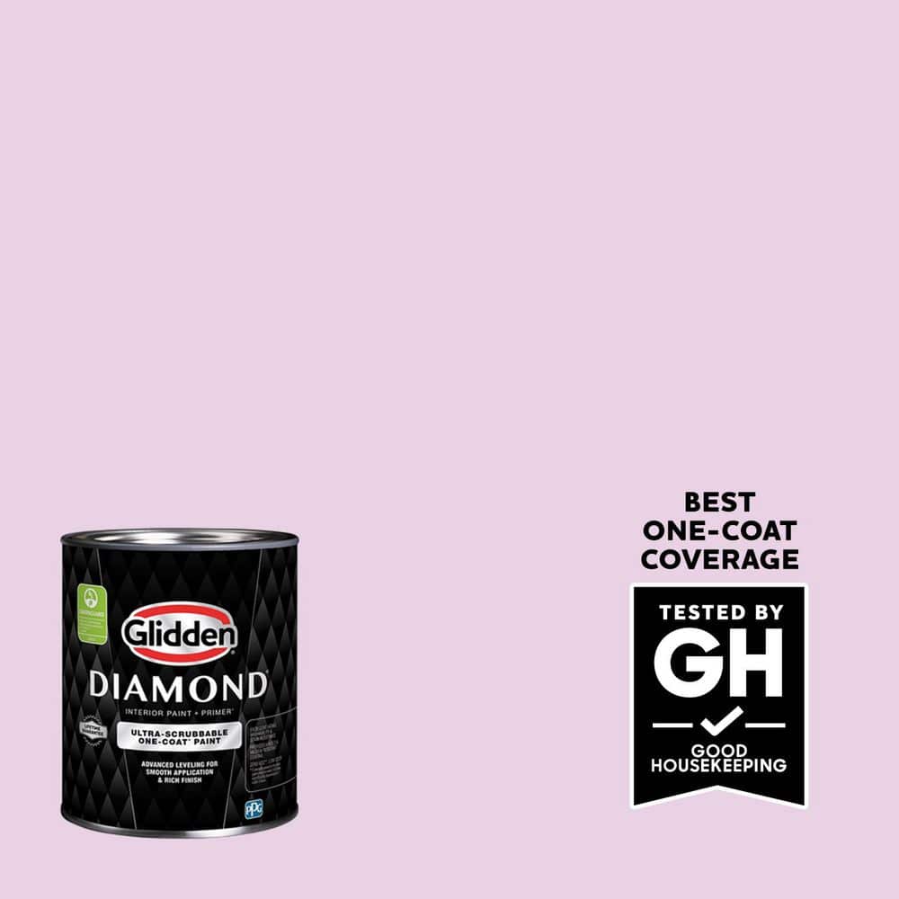 Glidden Diamond 1 qt. PPG1251-3 Sonora Rose Semi-Gloss Interior Paint