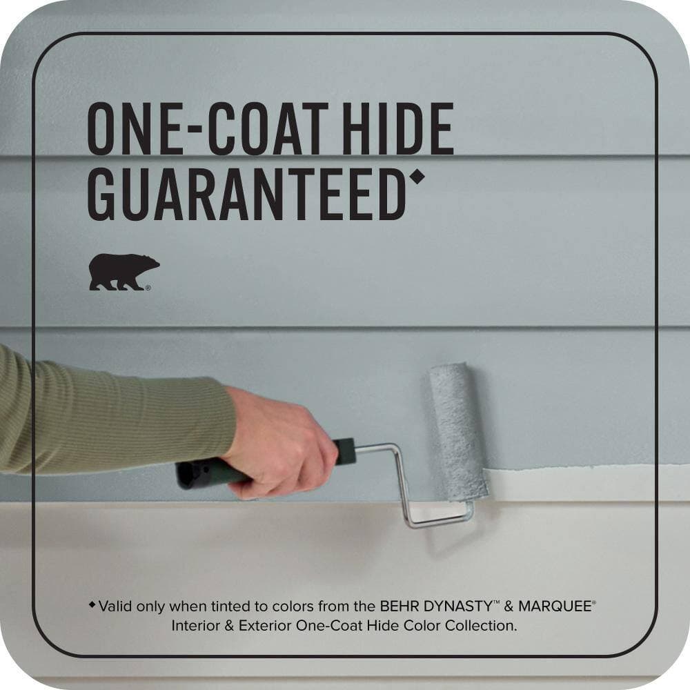 BEHR MARQUEE 5 gal. #QE-52 Portsmouth Bay Flat Exterior Paint & Primer (3)