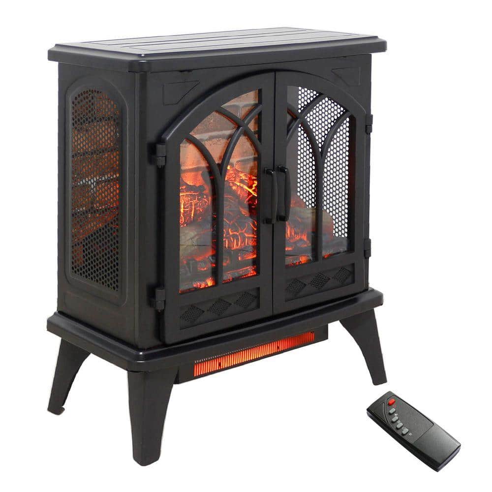 SUNRINX 400 sq. ft. 24 in. Electric Stove with Remote
