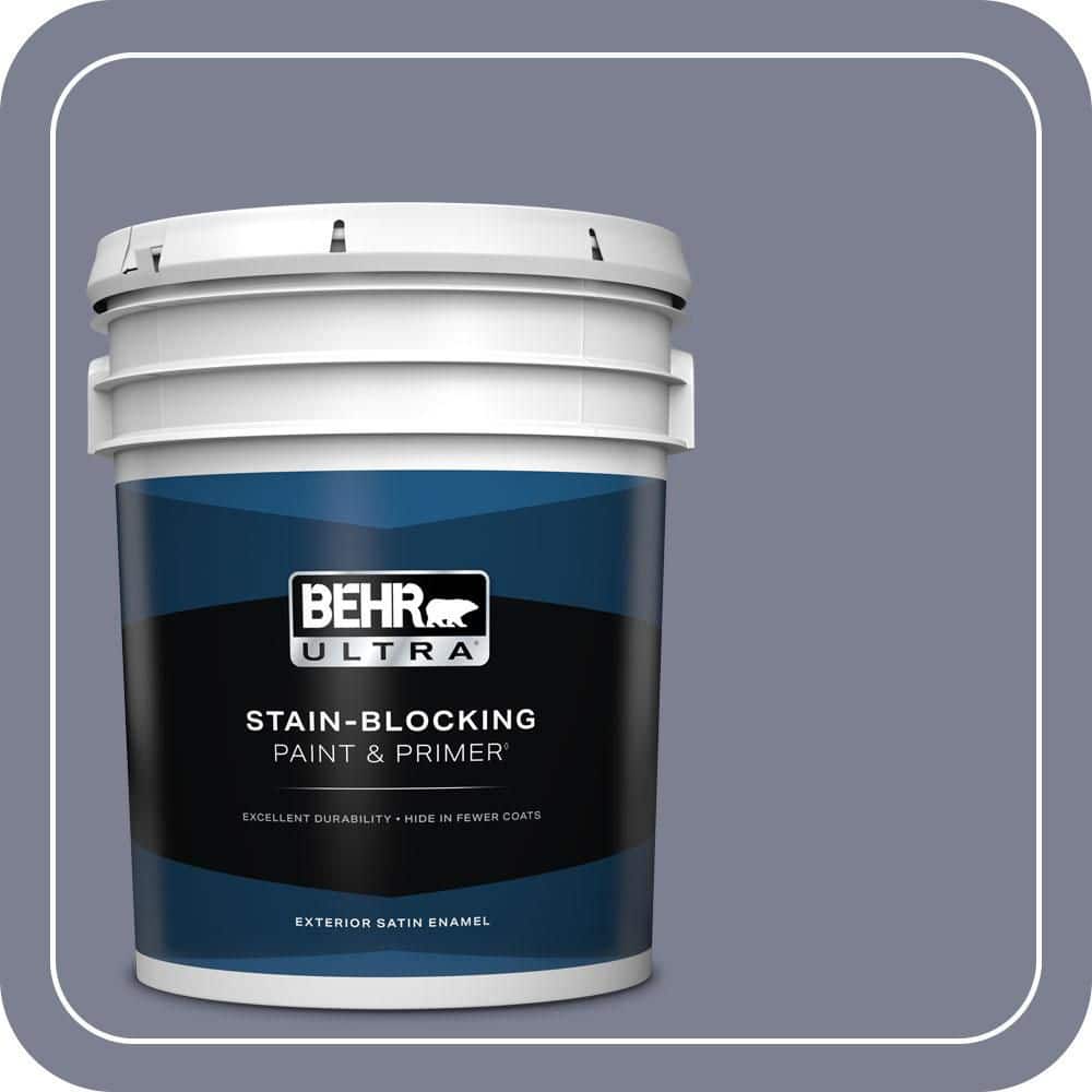 BEHR ULTRA 5 gal. #620F-5 Majestic Mount Satin Enamel Exterior Paint & Primer