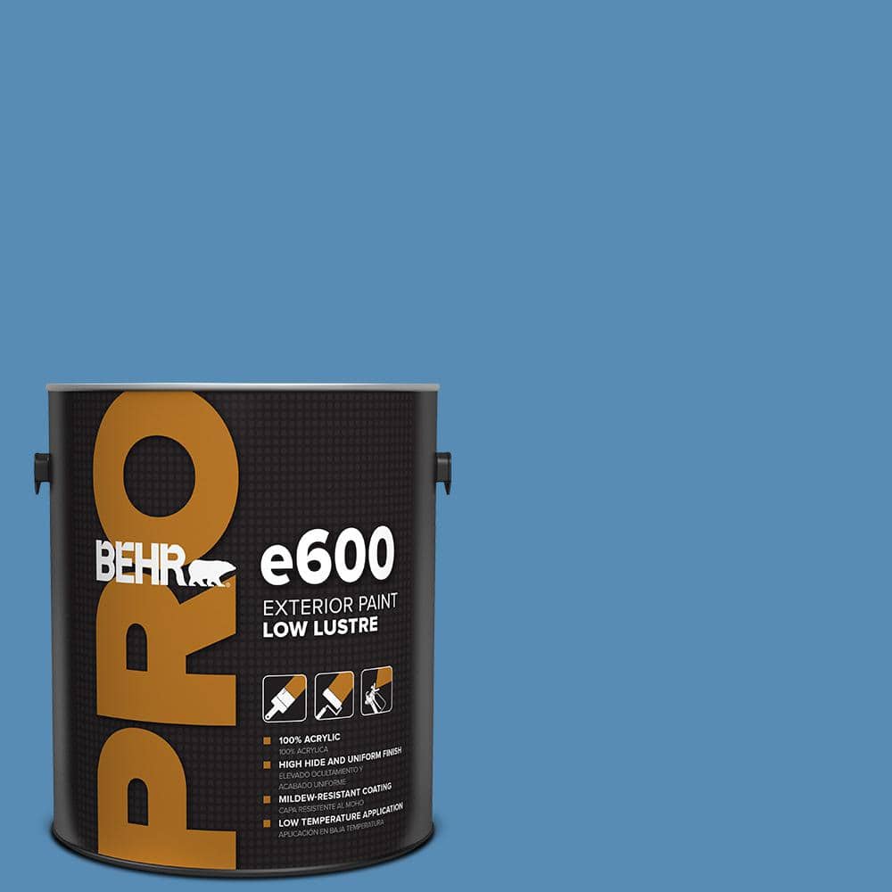 BEHR PRO 1 gal. #M520-5 Alpha Blue Low Luster Exterior Paint