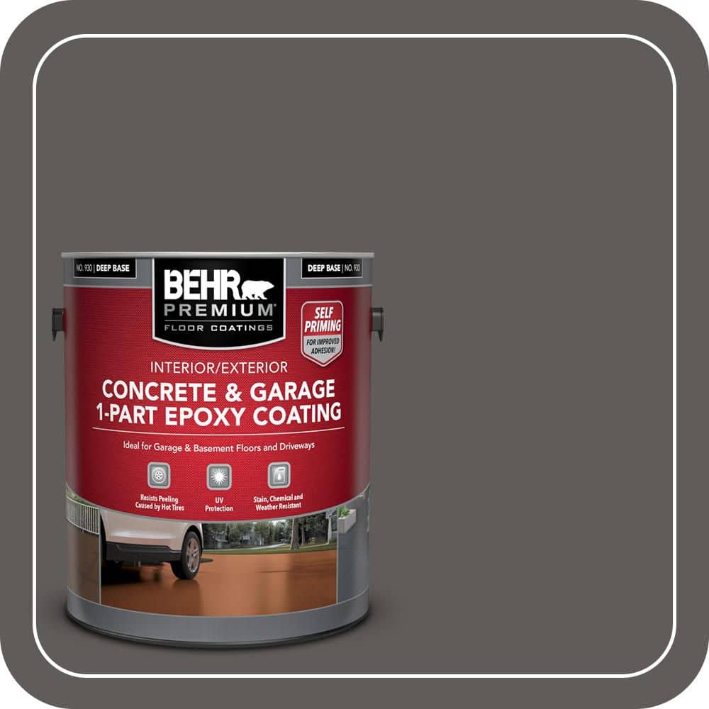 BEHR PREMIUM #PPU18-19 Self-Priming 1-Part Epoxy Satin Interior/Exterior Concrete and Garage Floor Paint (1)
