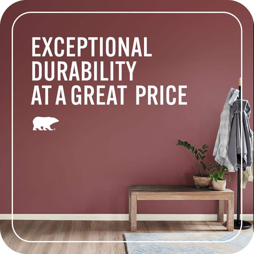 BEHR PREMIUM PLUS #PPH-67 Red Wine Flat Low Odor & Primer (4)