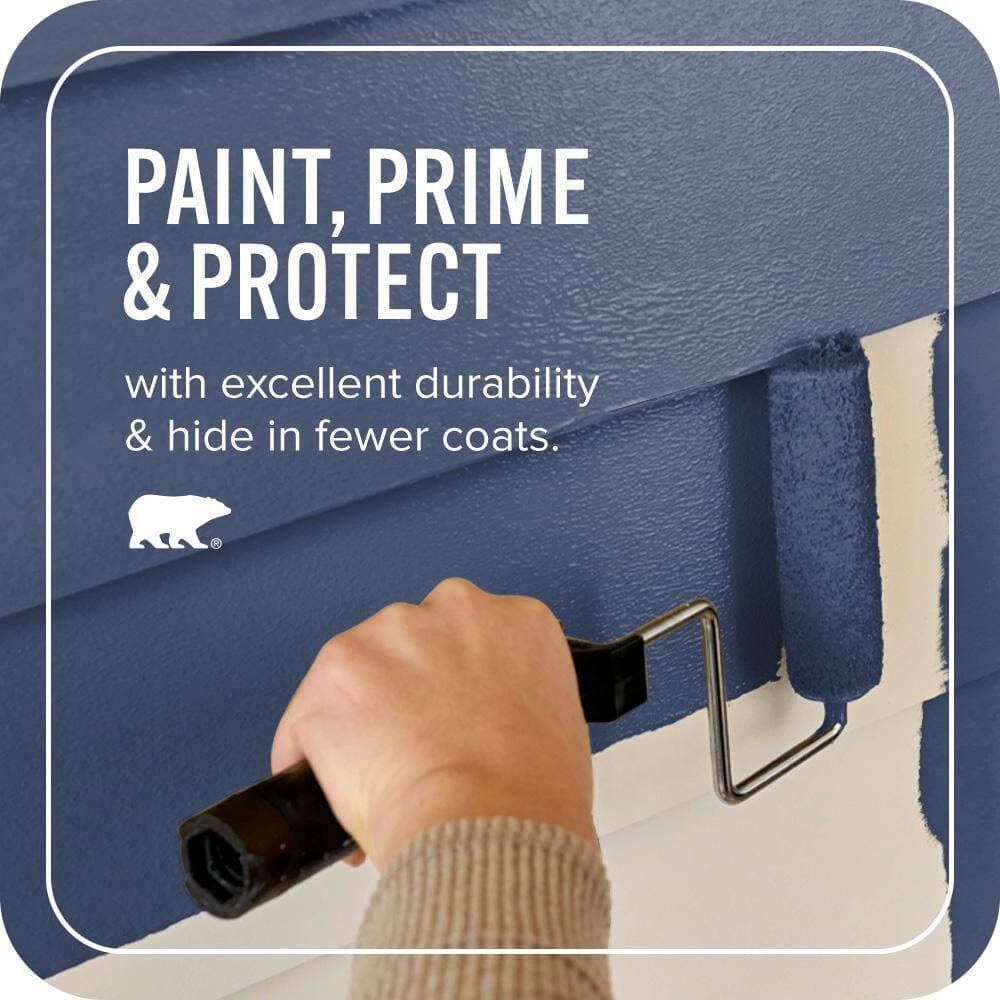 BEHR ULTRA 1 qt. #MQ5-14 Bon Nuit Semi-Gloss Enamel Exterior Paint & Primer (3)